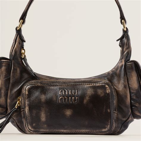 miu miu pocket bag brown